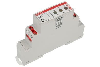 Control lamp; modular; RLK-3K; red; green; yellow; 400V AC; DIN rail mounted; screw; 3 ways; Relpol; RoHS