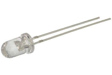 Dioda LED; L-793SRC-C; 8mm; czerwony; Światłość: 650÷1500mcd; 40°; przezroczysta; 1,85V; 30mA; 640nm; przewlekany (THT); Kingbright; RoHS