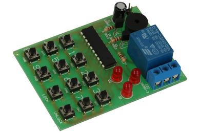 Extension module; code lock; A-ZK5V; pin strips; screw; with 5V relay