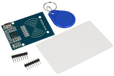 Moduł rozszerzeniowy; czytnik RFID; RC522; 3,3V; SPI; kołkowe