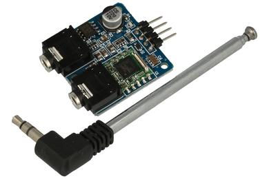 Moduł rozszerzeniowy; radio; FM TEA5767; 5V; 8,5mA; TEA5767; I2C; kołkowe; antena; TDA1308 Moduł rozszerzeniowy; radio; FM TEA5767; 5V; 8,5mA; TEA5767; I2C; kołkowe; antena; TDA1308