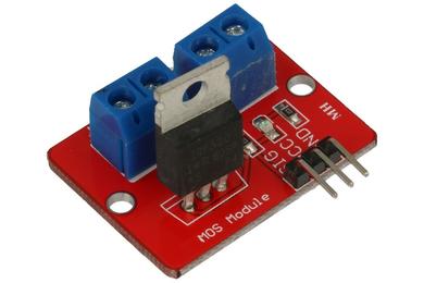 Extension module; IRF520N transistor; IRF520N; screw; pin strips