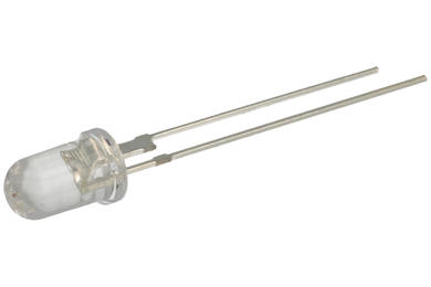 Dioda LED; OSWX7L5111P-CJ-CQ; 5mm; biały; Światłość: 45÷60cd; 15°; przezroczysta; 3,3V; 50mA; (zimna) 6500K; przewlekany (THT); OptoSupply; RoHS