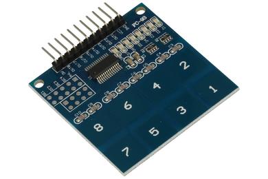 Extension module; touch keyboard sensor; A-CZKD-8P; 3÷5V; pin strips; 8 buttons