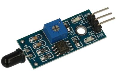Extension module; fire sensor; A-CZO; 5V; pin strips; LM393 comparator; LED light