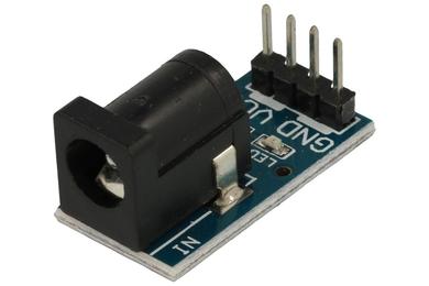 Extension module; DC socket; A-DCS-2,1/5,5; pin strips