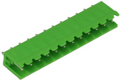Terminal block; STL950/12-5-V; 12 ways; R=5,00mm; 12mm; 15A; 300V; through hole; straight; open; green; PTR Messtechnik; RoHS