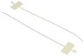 Ties; for cables with label; MCV-200S; 200mm; 2,5mm; natural; 100pcs.; KSS WIRING; RoHS