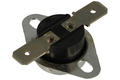 Termostat; bimetaliczny; KSD301A-070h; NC; 70°C; 10A; 250V AC; metal fi 16x12mm z uchwytem; konektory 6,3mm poziome; bakelit; Bochen