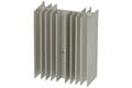 Radiator; DY-KY/5; z 2 pinami do druku; z otworem; naturalny; 50mm; H; 5,4K/W; 40mm; 20mm