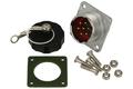 Plug; WF20J7ZZ1; 7 ways; solder; 1,5mm2; for panel with bracket; 20mm; IP67; 10A; 500V; Weipu; RoHS