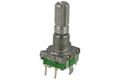 Rotary encoder; EC11P30 L20; with button; through hole; 30 pulses