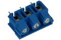 Terminal block; DG365-7.5-03P; 3 ways; R=7,50mm; 12,7mm; 15A; 300V; through hole; straight; square hole; slot screw; screw; horizontal; 2,5mm2; blue; Degson; RoHS