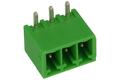 Terminal block; STL1550/3-GH; 3 ways; R=3,50mm; 7mm; 8A; 300V; through hole; angled 90°; closed; green; PTR Messtechnik; RoHS