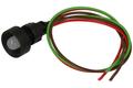 Indicator; two-color; KLP-10GR/24V; 13mm; LED 12-24V backlight; red-green; with cable; black; IP20; LED 10mm; 30mm; Elprod; RoHS