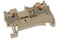 Connector; DIN rail mounted; DP1.5; grey; spring; 0,14÷1,5mm2; 15A; 300V; 1 way; Dinkle; RoHS
