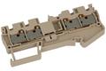 Connector; DIN rail mounted; DP4-TR; grey; spring; 0,2÷6mm2; 30A; 600V; 1 way; Dinkle; RoHS