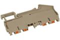 Connector; DIN rail mounted; DP2.5-TR; grey; spring; 0,14÷2,5mm2; 20A; 600V; 1 way; Dinkle; RoHS