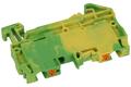 Connector; DIN rail mounted; grounding; DP4-PE; green-yallow; spring; 0,2÷6mm2; 1 way; Dinkle; RoHS