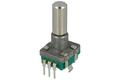 Rotary encoder; EC11B1524701; with button; through hole; 15 pulses; 10mA; 5V DC; Alps Rotary encoder; EC11B1524701; with button; through hole; 15 pulses; 10mA; 5V DC; Alps