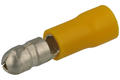 Konektor; 5mm; rurkowa wsuwka; izolowany; KMOY5; żółty; proste; na przewód; 4÷6mm2; zaciskany; 1 tor