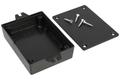 Enclosure; multipurpose; Z53U; ABS; 90mm; 65mm; 22mm; black; mounting brackets; Kradex; RoHS