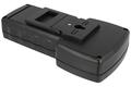 Enclosure; handheld; for instruments; G828B(S)BC; ABS; 210mm; 75/110mm; 40mm; black; with battery compartment; RoHS; Gainta