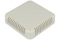 Enclosure; multipurpose; HM1551V4GY; ABS; 80mm; 80mm; 20mm; IP30; light gray; snap; venting holes; Hammond; RoHS; UL94-HB