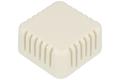 Enclosure; multipurpose; HM1551V1WH; ABS; 40mm; 40mm; 20mm; IP30; white; snap; venting holes; Hammond; RoHS; UL94-HB