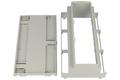 Enclosure; DIN rail mounting; ZD1009J; ABS; 160mm; 90mm; 65mm; light gray; Kradex; RoHS; UL94-V0