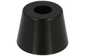 Rubber feet; NF-014; rubber; black; 20x28mm; screwed; 3.5mm hole; Fix&Fasten; RoHS