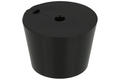 Rubber feet; NF-014; rubber; black; 20x28mm; screwed; 3.5mm hole; Fix&Fasten; RoHS