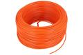 Wire; equipment; H05V-K (LgY); 1 core; stranded; Cu; 0,75mm2; orange; PVC; -40...+70°C; 300/500V; 100m reel; Texsim; RoHS; 2,7mm; 1x0,75mm2