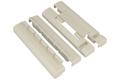 Hinge set; DC009CBU-HINGE+LOCKING; ABS; light gray; Gainta; RoHS