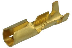Konektor; rurkowa nasuwka; nieizolowany; KNF2,5-4; proste; na przewód; 0,5÷1,5mm2; zaciskany; 1 tor