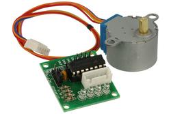 Extension module; stepping motor; 28BYJ-48; 5V; 512; 8; 1:64; 0,7; control system ULN2003; witha a control module