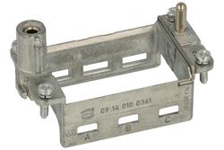 Frame for modules; Han Modular; 09140100361; 10B; metal; connectors features A..B; Harting; RoHS