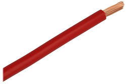 Wire; equipment; H07V-K (LgY); 1 core; stranded; Cu; 6,00mm2; red; PVC; -40...+70°C; 750V; 100m reel; Eltrim; RoHS; 5,3mm; 1x6,00mm2