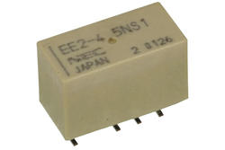 Relay; electromagnetic miniature; EE2-4.5NS1-L; 4,5V; DC; DPDT; 0,5A; 125V AC; 2A; 30V DC; PCB surface mounted; Nec; RoHS