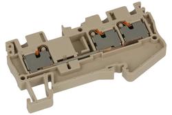 Connector; DIN rail mounted; DP4-TN; grey; spring; 0,2÷6mm2; 30A; 600V; 1 way; Dinkle; RoHS