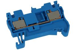 Connector; DIN rail mounted; DP2.5-BL; blue; spring; 0,14÷2,5mm2; 20A; 600V; 1 way; Dinkle; RoHS