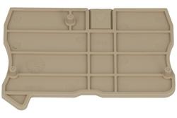 End cover; for DIN rail terminal blocks; DP6C; grey; Dinkle; RoHS