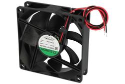 Fan; EF92251S1-1000U-A99; 92x92x25mm; slide bearing; 12V; DC; 1,84W; 87,55m3/h; 34dB; 161mA; 3000RPM; 2 wires; Sunon; RoHS; 4,5÷13,8V; 300mm