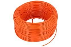 Wire; equipment; H05V-K (LgY); 1 core; stranded; Cu; 0,75mm2; orange; PVC; -30...+80°C; 300/500V; carton 100m; Helukabel; RoHS; 2,7mm; 1x0,75mm2