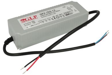 Power Supply; for LEDs; GPV-150-12; 12V DC; 10A; 120W; constant voltage design; IP67; GLP Global Leader Power