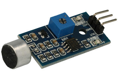 Extension module; noise detector; A-DH-5V; 5V; pin strips; microphone sensitivity: 36-38db; with potentiometer
