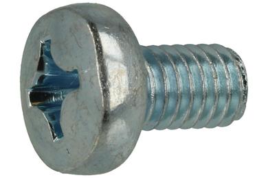 Screw; WWKM610; M6; 10mm; 14mm; cylindrical; philips (+); galvanised steel; RoHS