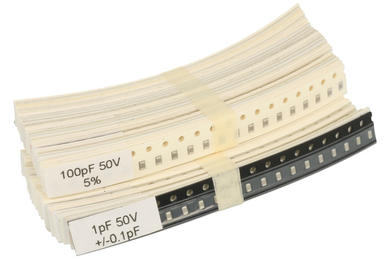 Zestaw kondensatorów; 980szt.; monolityczny; ZR-0805-980; 1÷100000pF; 10%; 0805; powierzchniowy (SMD)