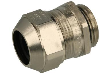 Cable gland; A1083.20; nickel-plated brass; IP68; natural; M20; 8÷15mm; 20,2mm; with metric thread; for shielded wires; Agro; RoHS