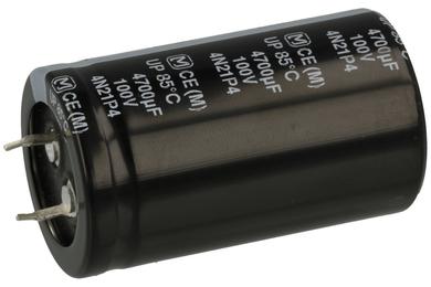 Capacitor; electrolytic; SNAP-IN; 4700uF; 100V; TS-UP; ECOS2AP472DA; 20%; fi 30x50mm; 10mm; through-hole (THT); bulk; -25...+85°C; 3000h; Panasonic; RoHS